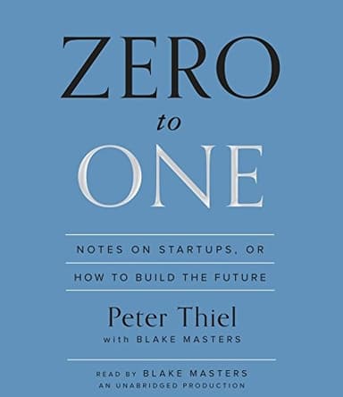 Zero to One cover